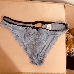 Victoria's Secret 2000s Women's Panties Panty Soft Lingerie Satin Lace Trim